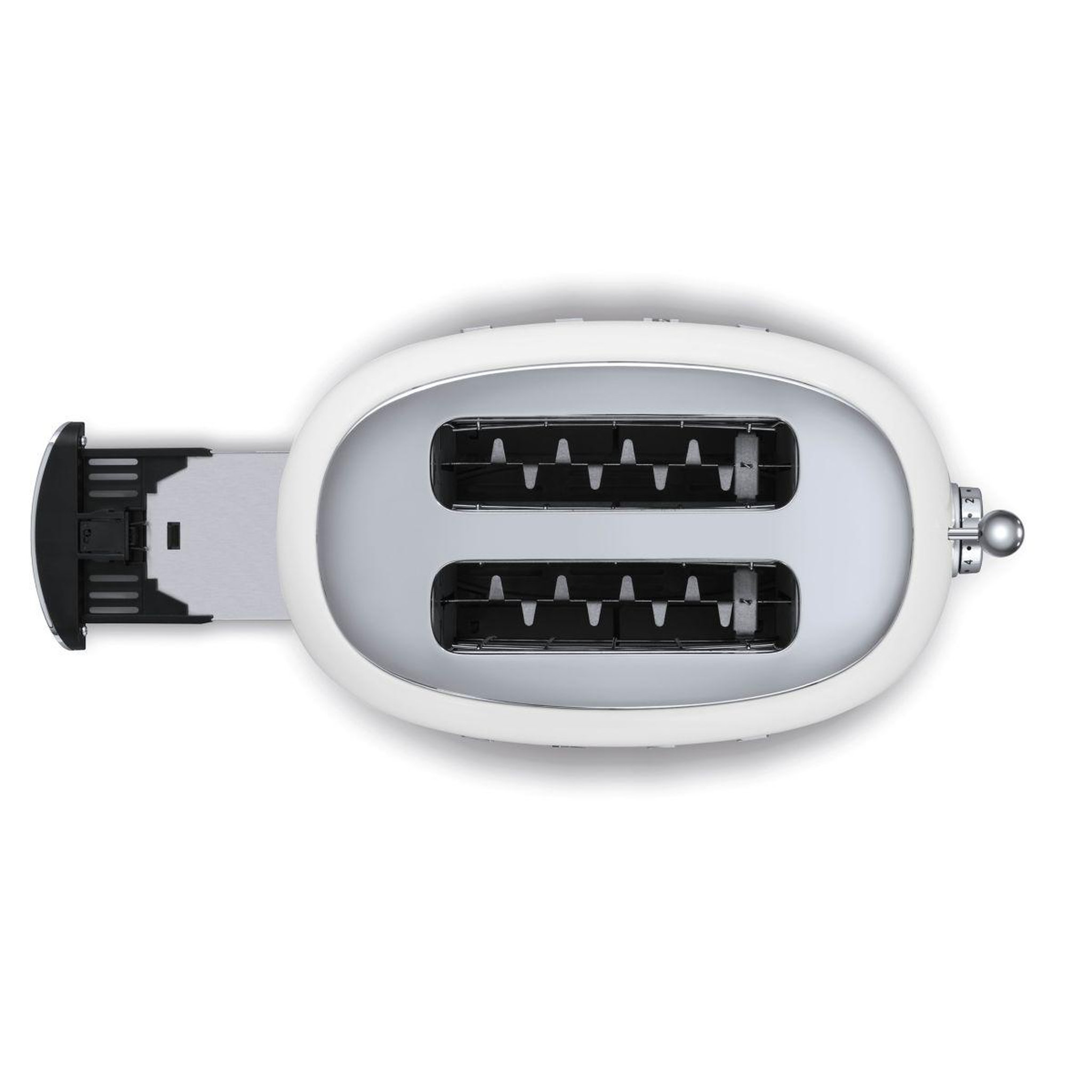 Voir la diapositive 3 : SMEG Grille-pain tsf01wheu blanc