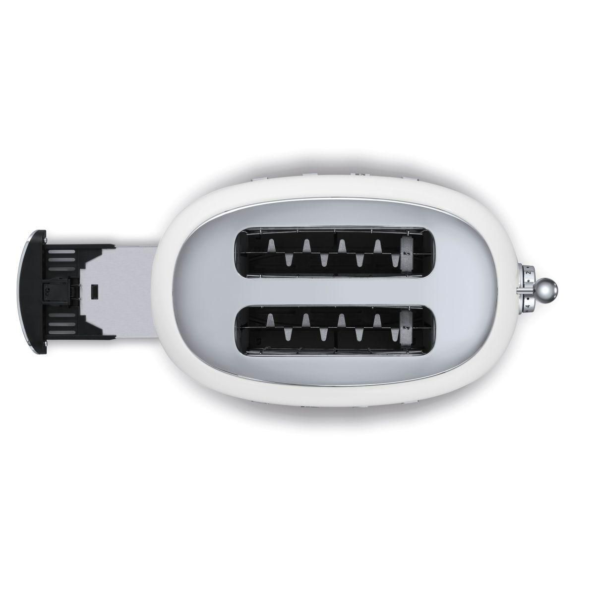 SMEG Grille-pain TSF01WHEU blanc