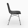 Voir la diapositive 6 : Rendez vous déco Lot de 2 chaises en rotin naturel et pieds en métal - Tamara