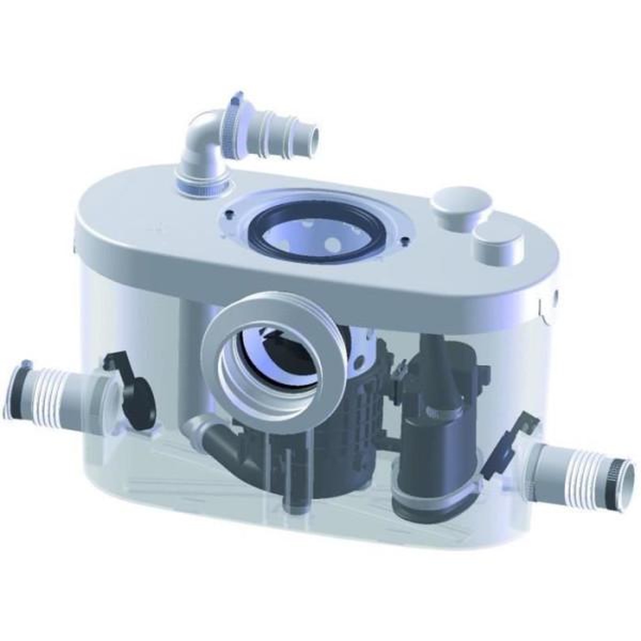 Voir la diapositive 2 : SFA Broyeur SANIPRO XR UP 400W silencieux pour WC + douche + lavabo et bidet - SFA - SRUPSTD