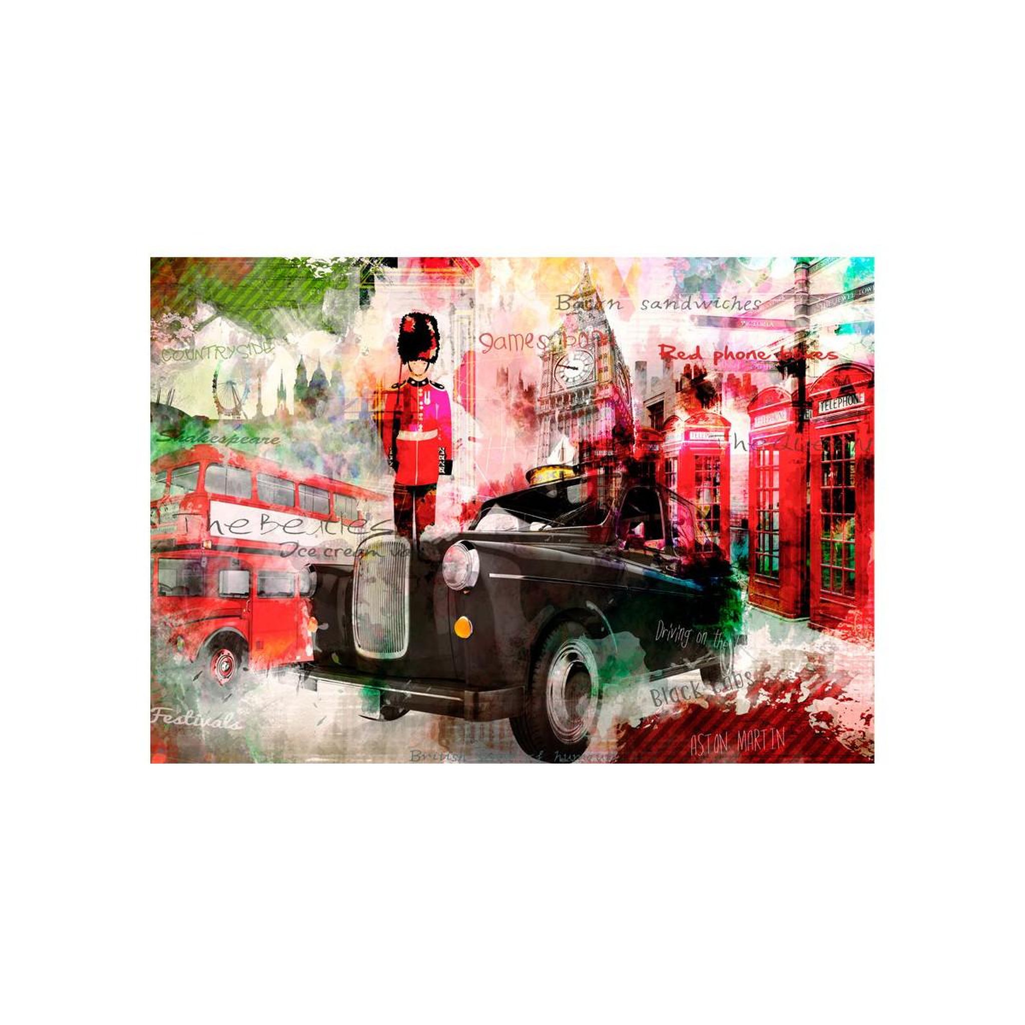 Voir la diapositive 2 : Paris Prix Papier peint  streets of london