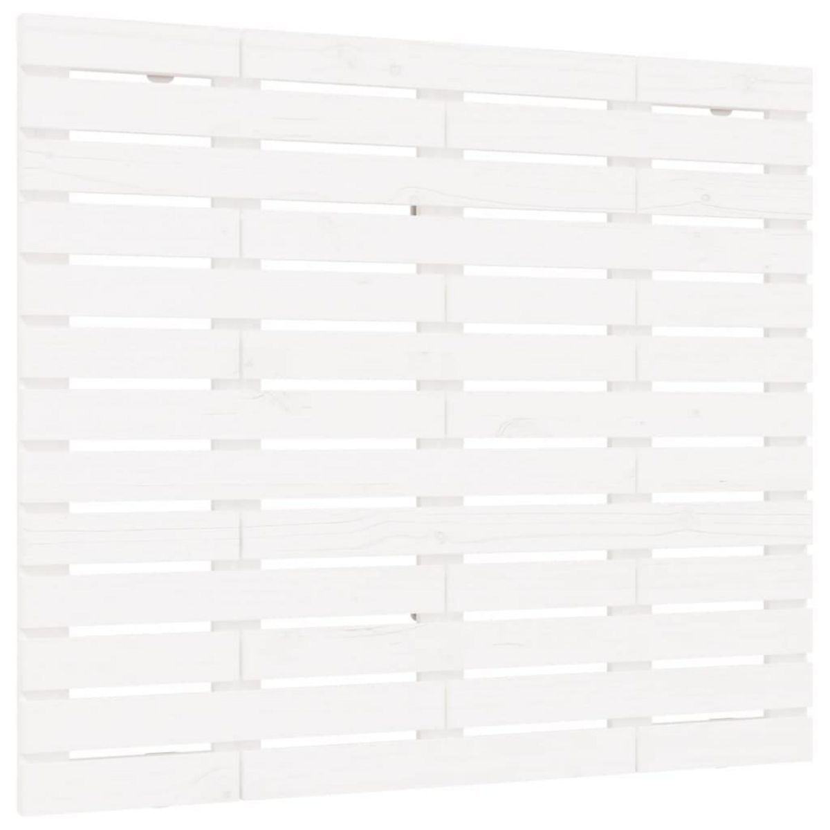 VIDAXL Tete de lit murale Blanc 81x3x91,5 cm Bois massif de pin