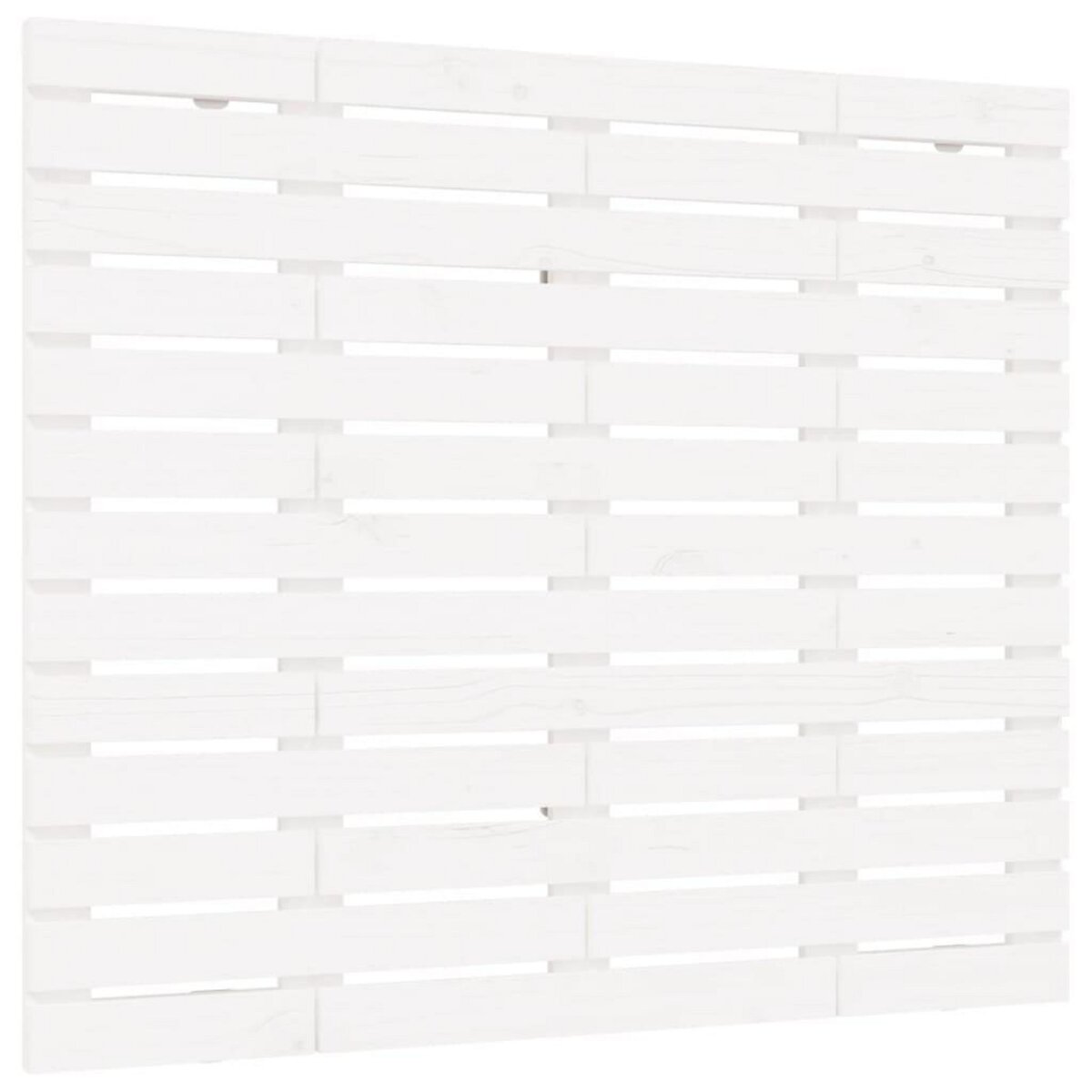 VIDAXL Tete de lit murale Blanc 81x3x91,5 cm Bois massif de pin