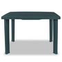 Voir la diapositive 2 : VIDAXL Table de jardin Vert 101 x 68 x 72 cm Plastique