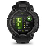 GARMIN Montre sport Instinct3 Amoled 45mm Noir Bracelet noir
