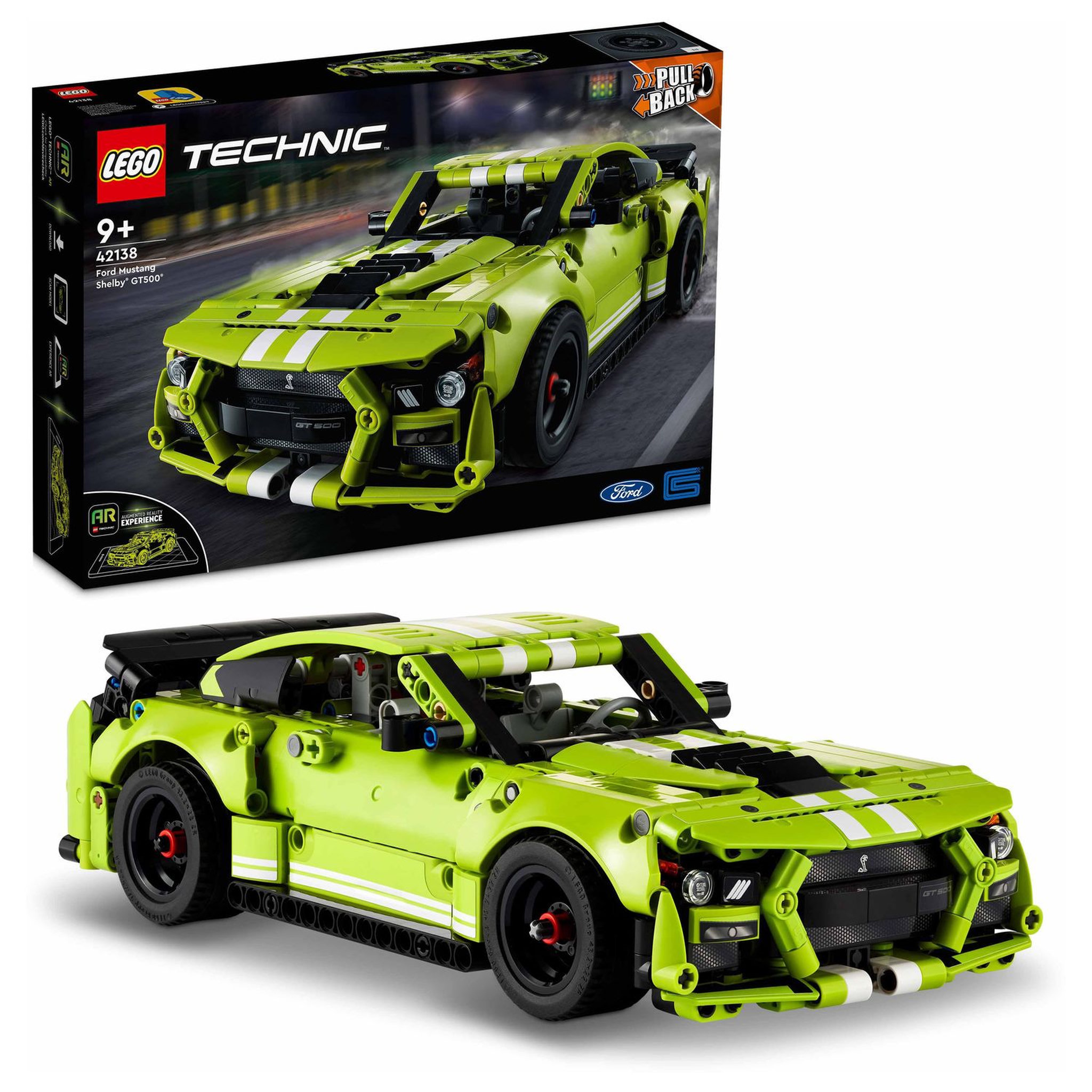 Voir la diapositive 2 : LEGO Technic 42138 La Ford Mustang Shelby GT500 Jouet Voiture de Course