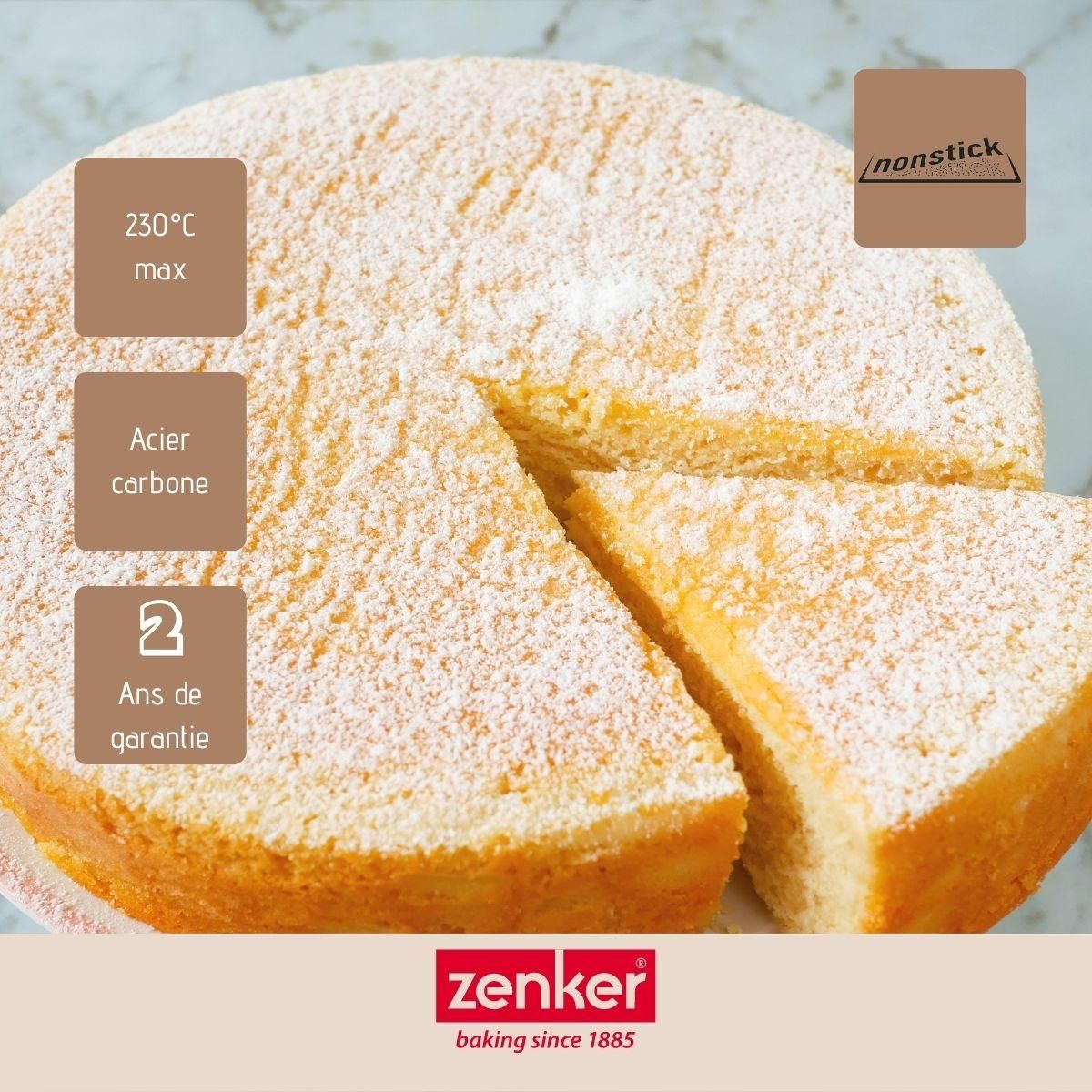 ZENKER Moule à manqué à charnière 25 cm Zenker