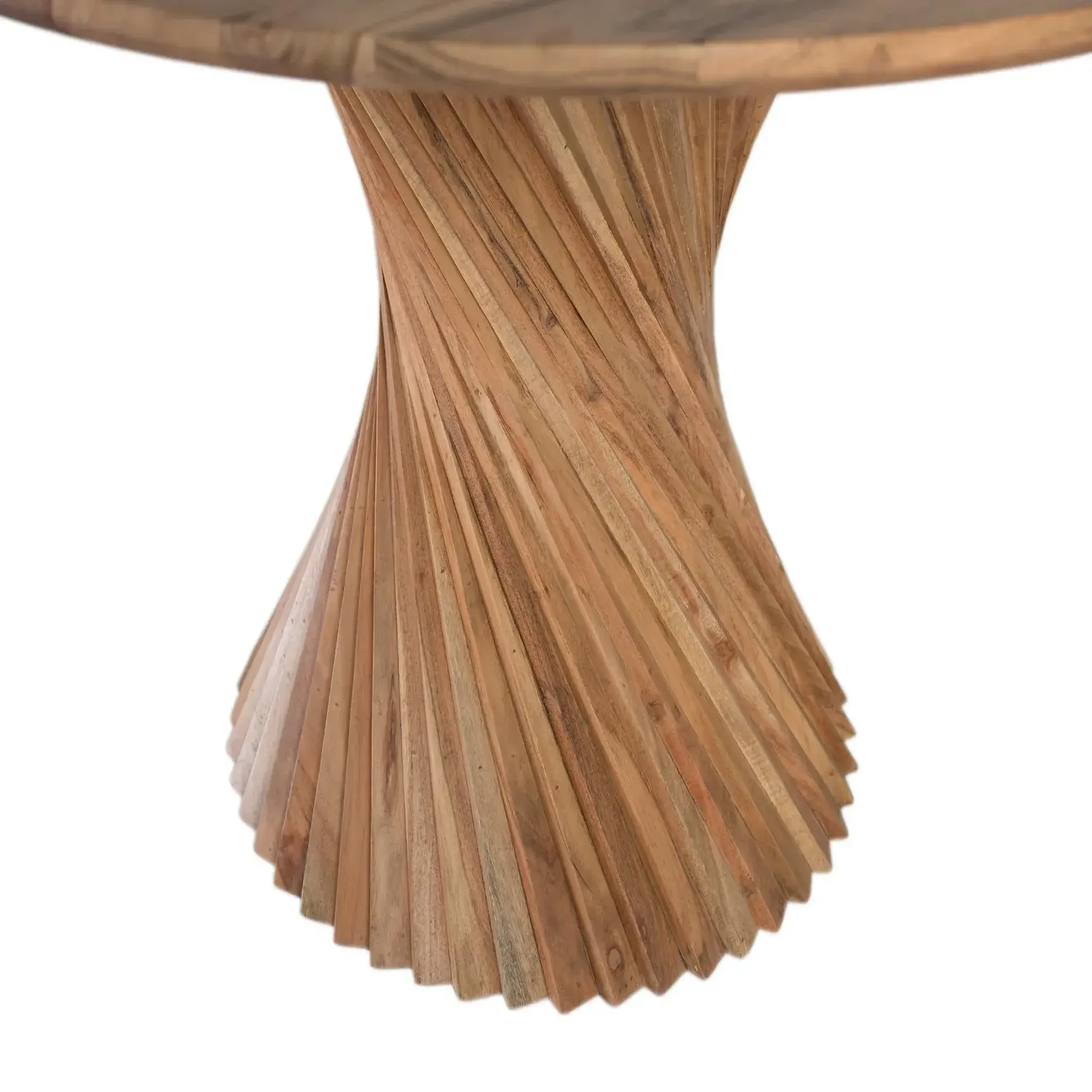 Voir la diapositive 5 : GINER Y COLOMER SL Tables à manger en bois d'acacia 130 cm style rustique moderne