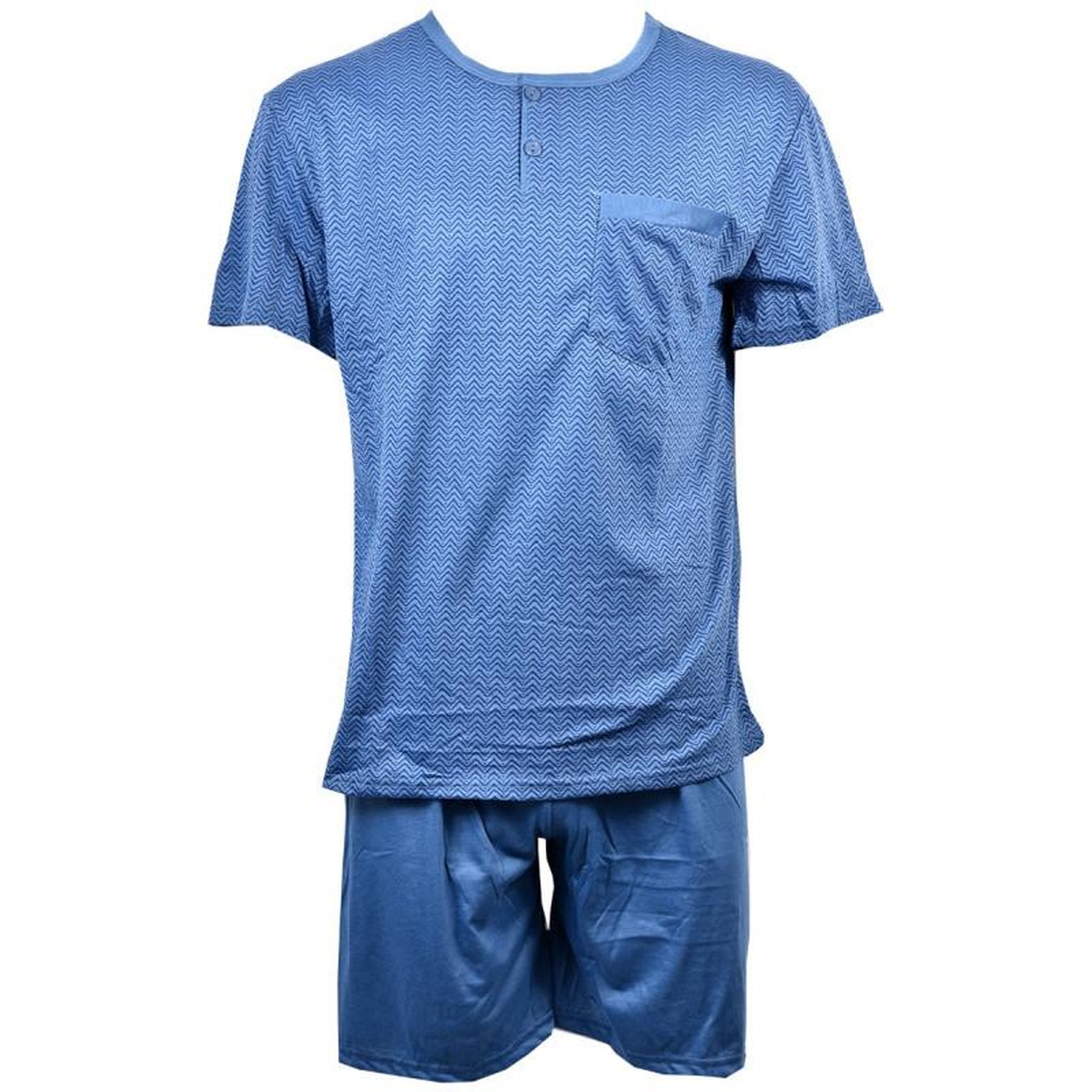 Voir la diapositive 1 : OZABI Pyjama Court Homme ECO HOMEWEAR