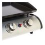 Voir la diapositive 2 : GARDENSTAR Plancha gaz 2 brûleurs