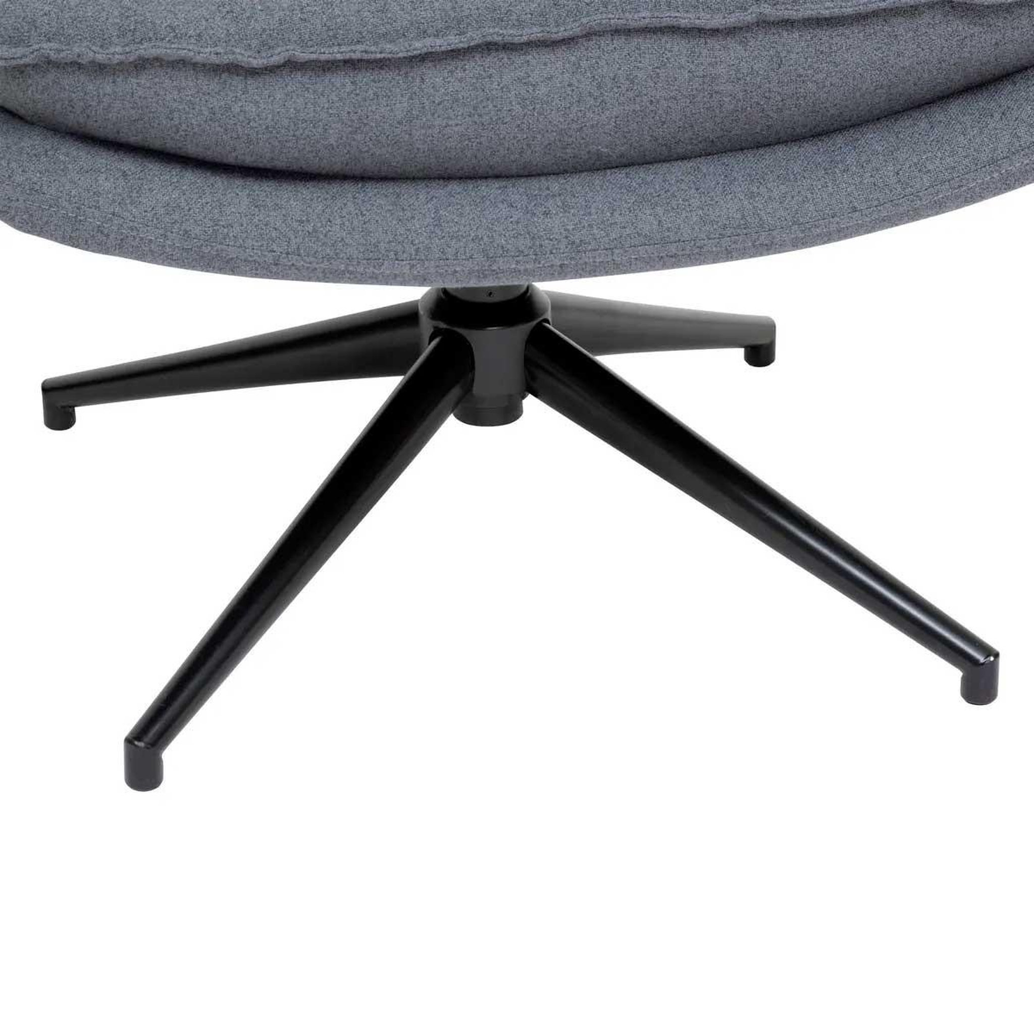 Voir la diapositive 2 : ATMOSPHERA Fauteuil Pivotant  Harper  87cm Gris