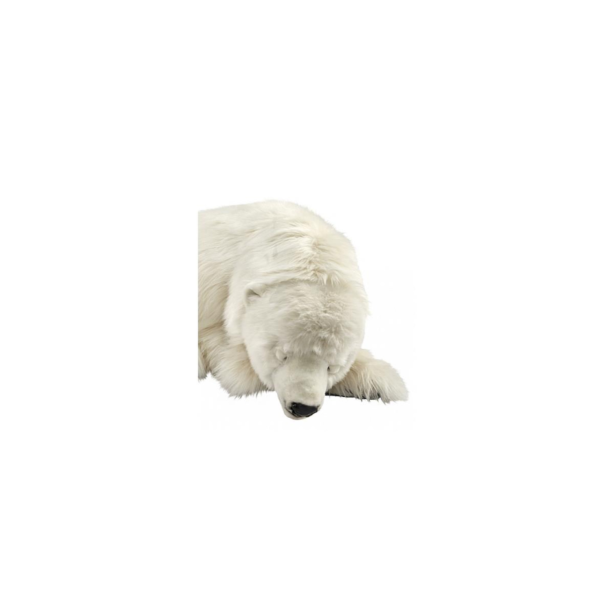 Voir la diapositive 2 : Hansa Hansa Peluche Geante Ours Polaire Dormeur 105 cm H