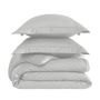Voir la diapositive 4 : Sensei Maison Housse de couette rayée réversible satin de coton VERSALUXE