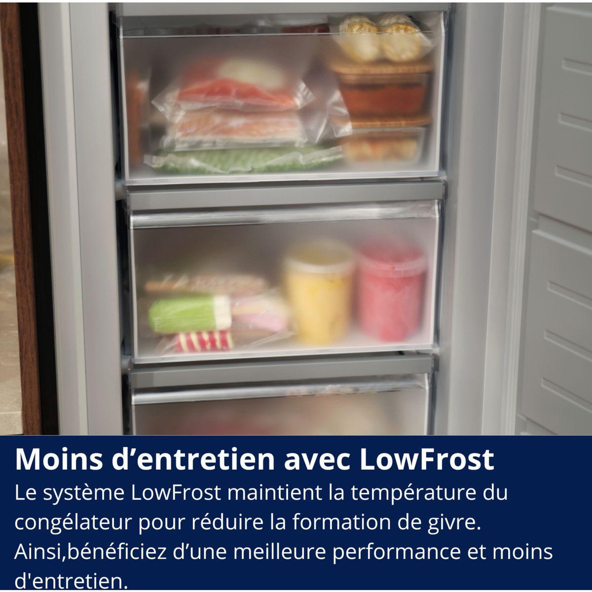 Voir la diapositive 5 : ELECTROLUX Réfrigérateur combiné encastrable END5FE18S ColdSense