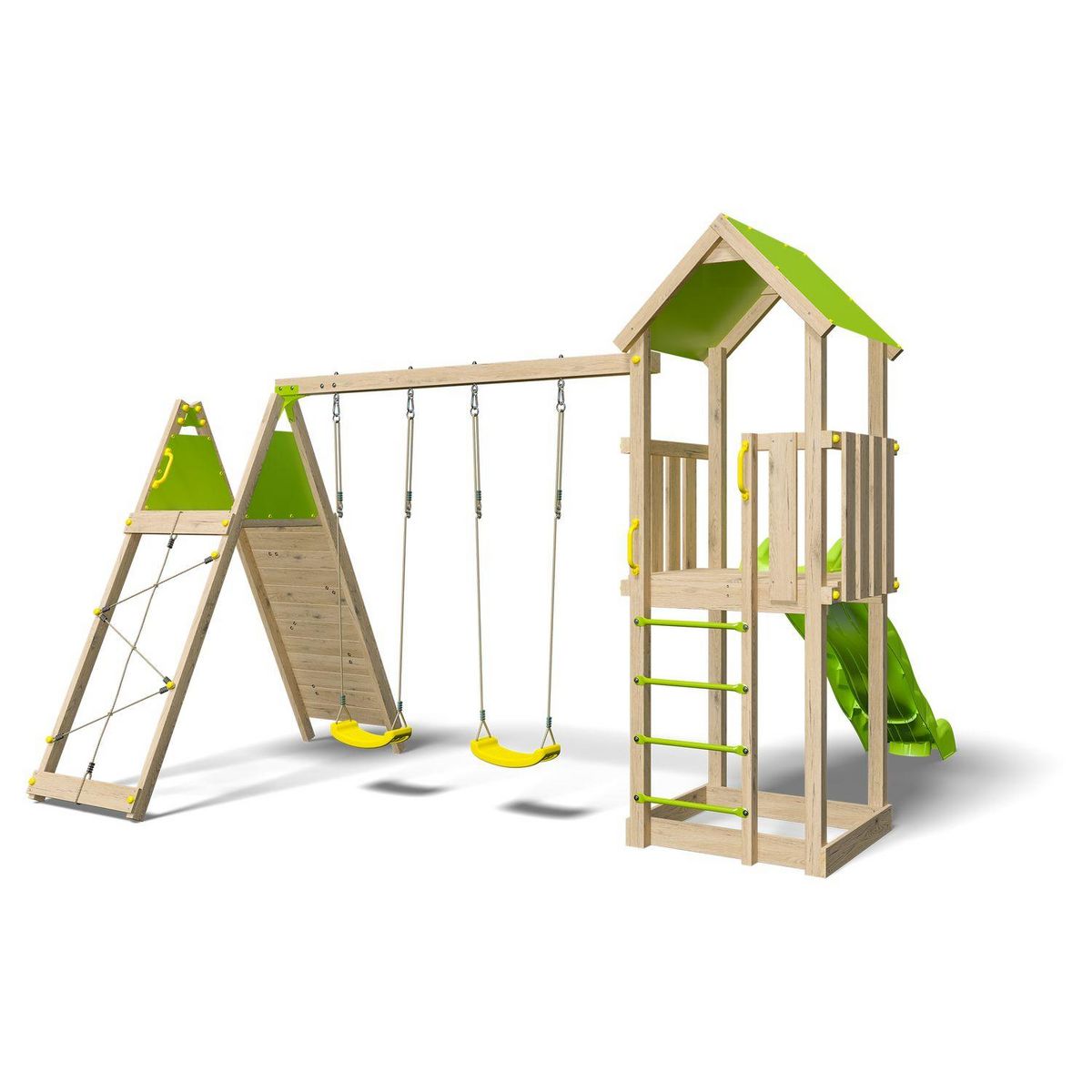 trigano Aire de jeux avec toboggan - Bois - H2,20m - EXPERIENCE