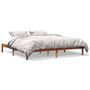 Voir la diapositive 2 : VIDAXL Cadre de lit sans matelas cire marron 180x200cm bois pin massif