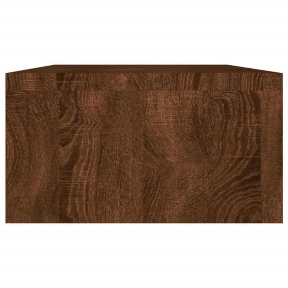 VIDAXL Support de moniteur Chêne marron 100x24x13 cm Bois d ingénierie