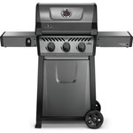 NAPOLEON Barbecue gaz Freestyle F365PGT-FR gris noir 3 brûleurs sur chariot, 51x45 cm