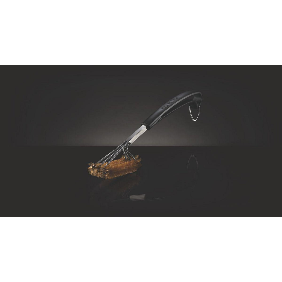 NAPOLEON Brosse barbecue manche en  laiton  et brosse cuivre 62062