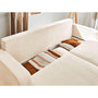 Voir la diapositive 3 : LISA DESIGN Albane - canapé 3 places - convertible avec coffre - en velours côtelé