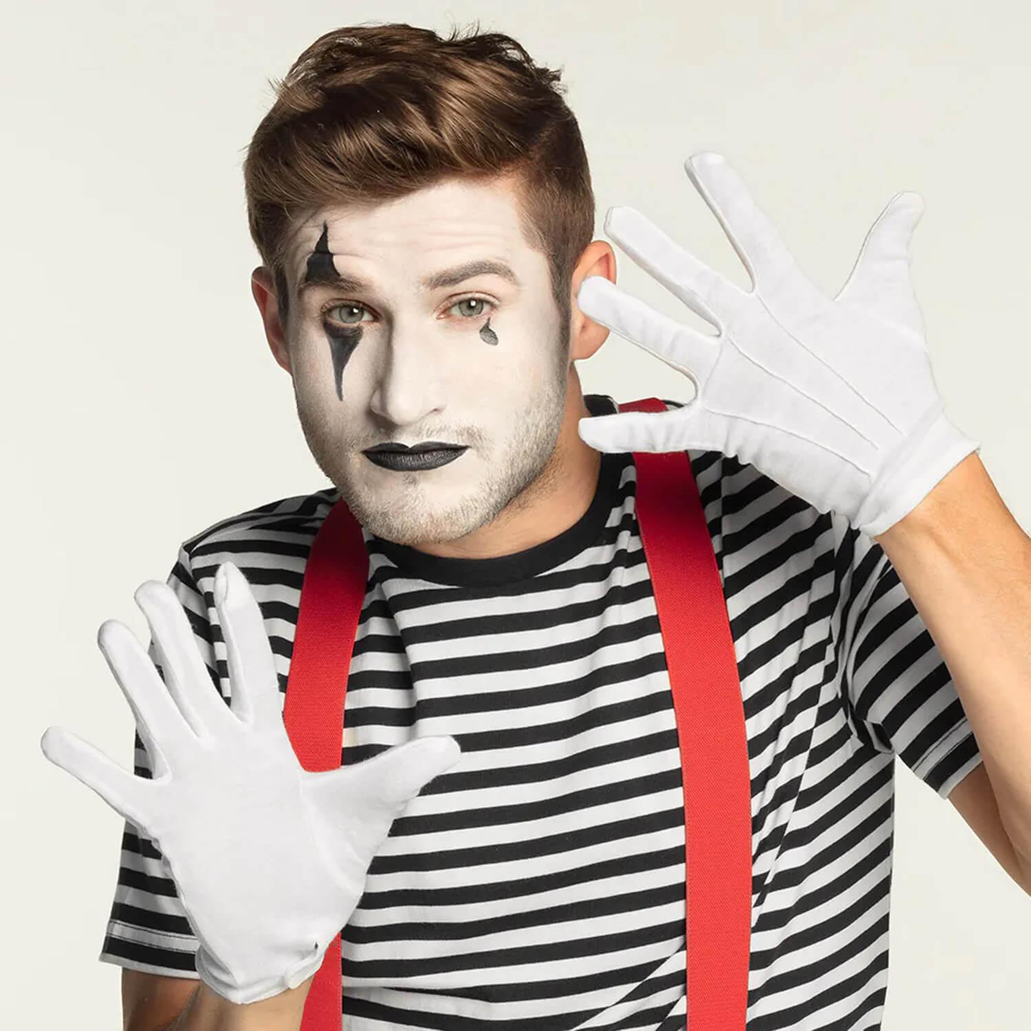 Voir la diapositive 5 : Boland Paire De Gants Blanc Adulte