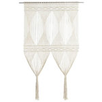 VIDAXL Rideau en macrame 140x240 cm Coton