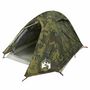 Voir la diapositive 4 : VIDAXL Tente de camping a dome 2 personnes camouflage impermeable
