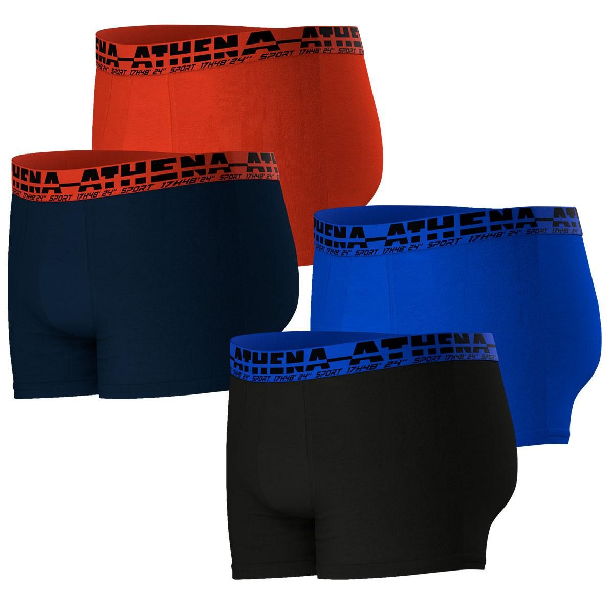 Athena Lot de 4 boxers homme