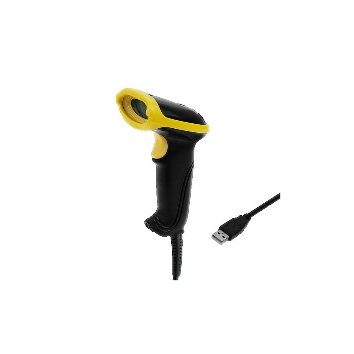 QOLTEC Lecteur de codes à barres Qoltec 50867 noir et jaune
