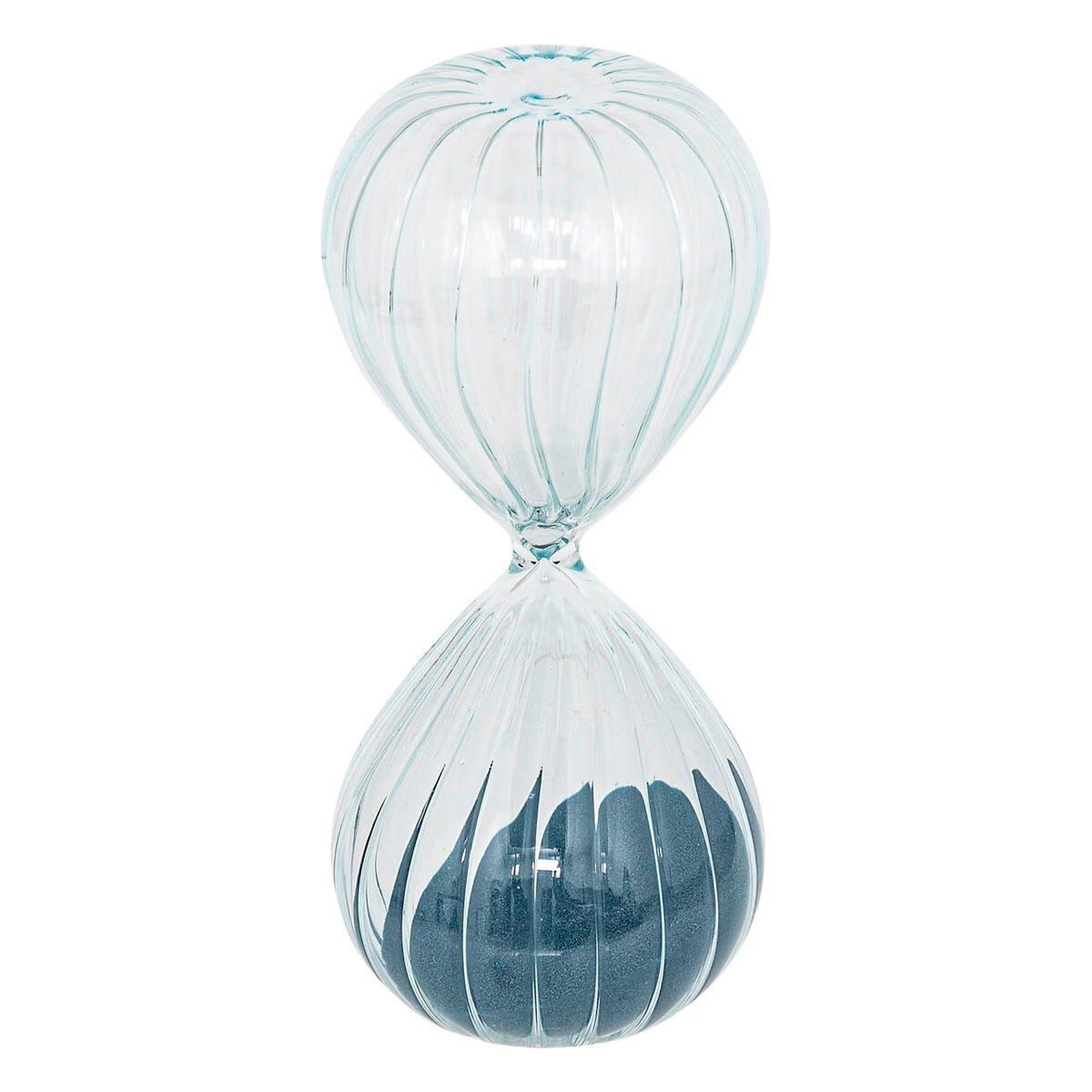 Voir la diapositive 3 : ATMOSPHERA Lot de 3 sabliers en verre  little cottage  14cm multicolore