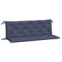 Voir la diapositive 2 : VIDAXL Coussins de banc de jardin lot de 2 bleu marine 150x50x7 cm
