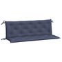 Voir la diapositive 2 : VIDAXL Coussins de banc de jardin lot de 2 bleu marine 150x50x7 cm