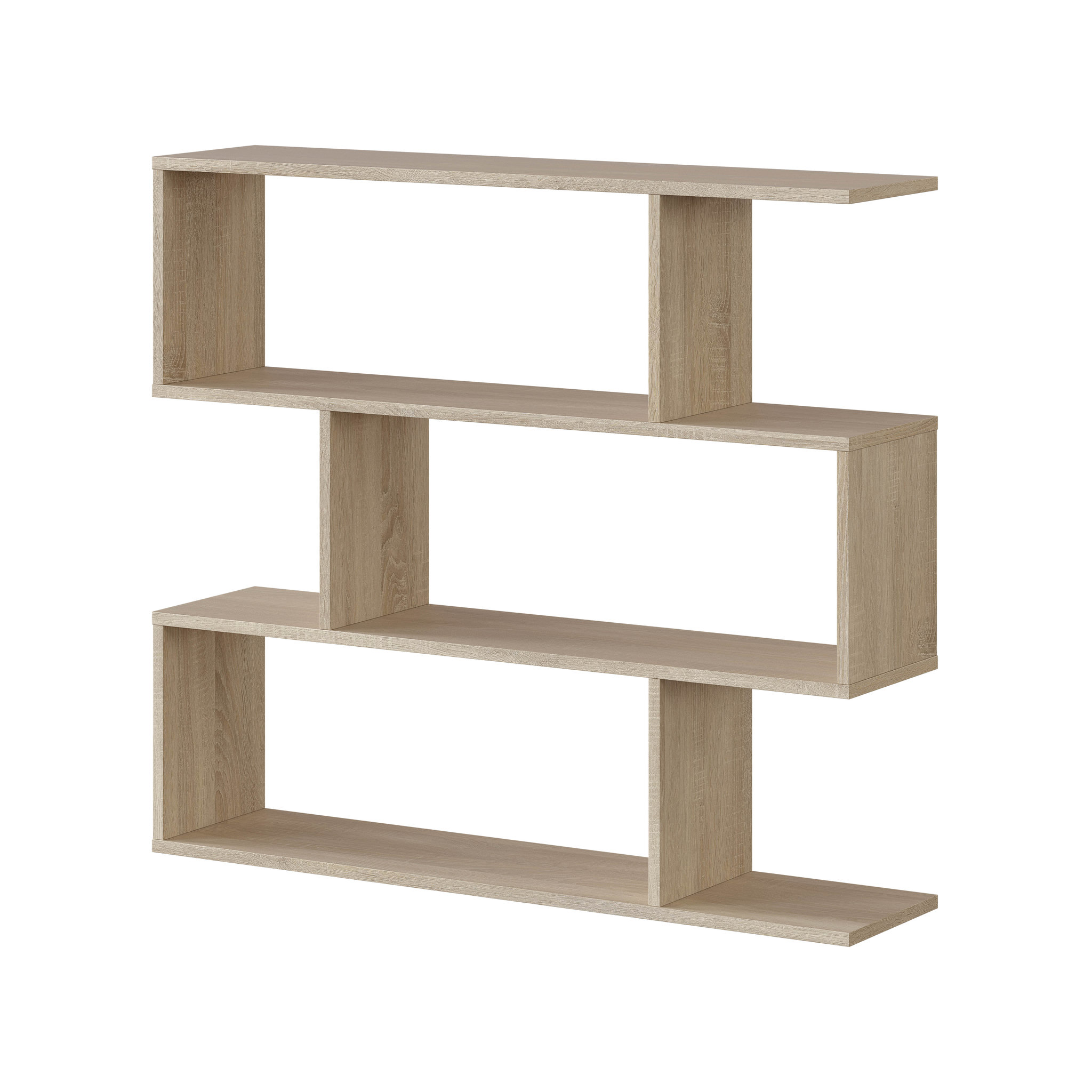 Voir la diapositive 3 : Étagère Basse de 3 niveaux L110cm x H97cm FEIRA