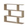 Voir la diapositive 3 : Étagère Basse de 3 niveaux L110cm x H97cm FEIRA