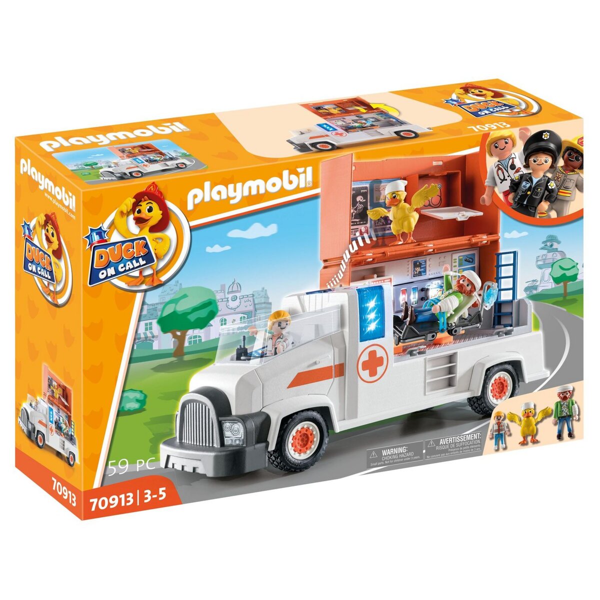 PLAYMOBIL 70913 - Duck on Call - Ambulance 