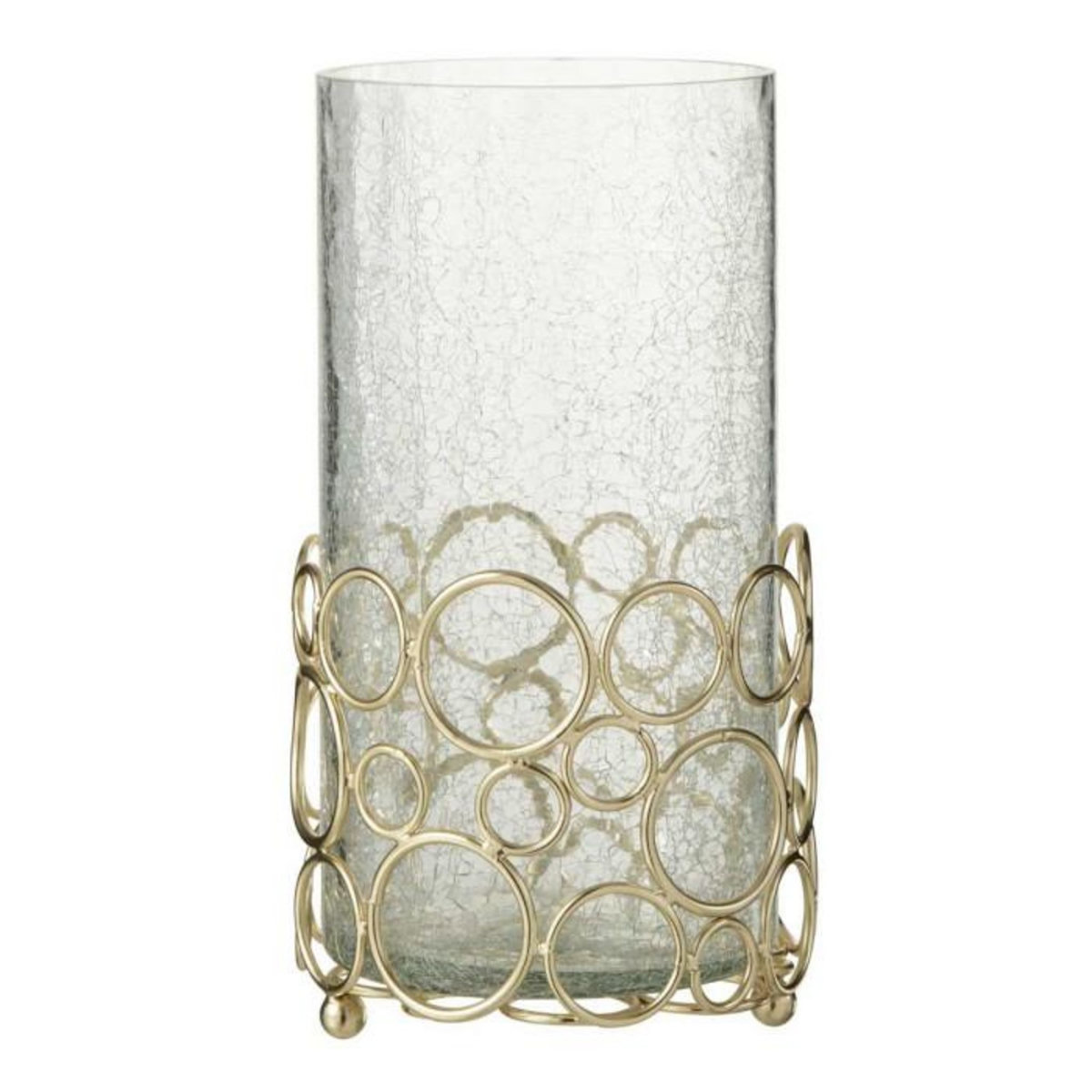 Paris Prix Photophore Design en Verre  Kyev  32cm Transparent