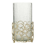 Paris Prix Photophore Design en Verre  Kyev  32cm Transparent