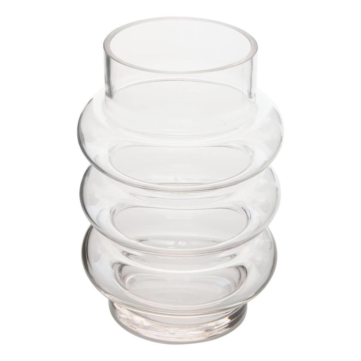 ATMOSPHERA Vase Design en Verre  Clotilde  20cm Transparent