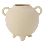 Paris Prix Vase Cruche 2 Anses  Dwight  16cm Beige