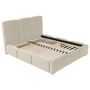 Voir la diapositive 1 : BEST MOBILIER Noa - lit coffre - 140x200 cm - en velours - sommier inclus