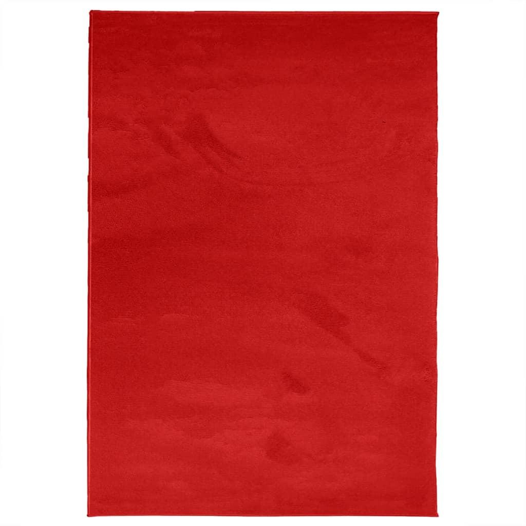 Voir la diapositive 2 : VIDAXL Tapis OVIEDO a poils courts rouge 160x230 cm