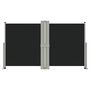 Voir la diapositive 3 : VIDAXL Auvent lateral retractable Noir 140x1200 cm