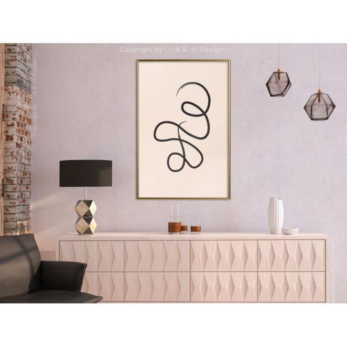 Paris Prix Affiche Murale Encadrée  Winding Road