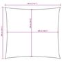 Voir la diapositive 6 : VIDAXL Voile de parasol tissu oxford carre 3x3 m beige