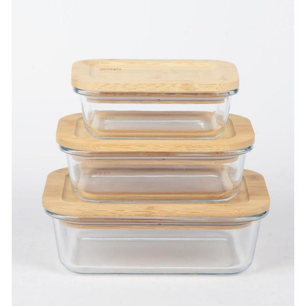 FIVE Bocal en Verre  Bambou  0,38L Transparent