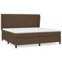 Voir la diapositive 1 : VIDAXL Sommier a lattes de lit avec matelas Marron fonce 200x200 cm