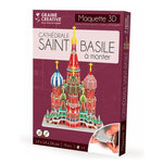 Graine créative puzzle maquette cathedrale saint basile