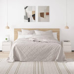 VIDAXL Table de chevet Blanc 40x31x50 cm Bois de pin massif