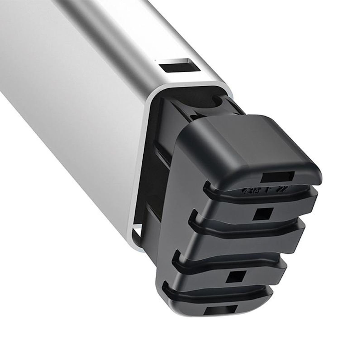 HAILO Escabeau de sécurité pliable en aluminium 3 marches larges Hailo L100