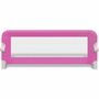 Voir la diapositive 4 : VIDAXL Barriere de lit de securite pour tout-petits 2pcs Rose 102x42cm